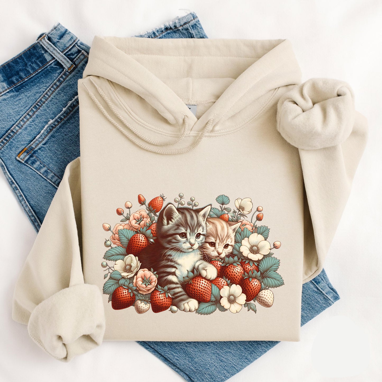 Strawberry Kitten Sweater