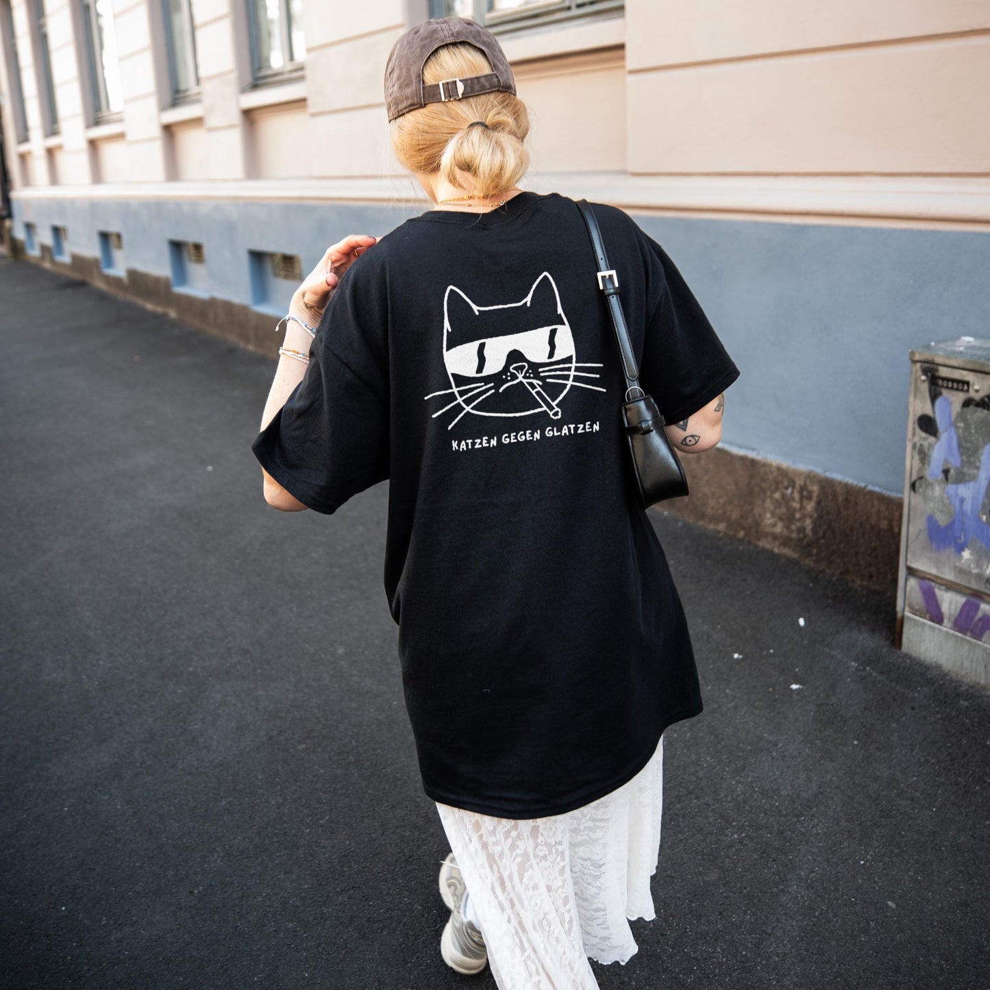 Cats Against Bald Heads Tee