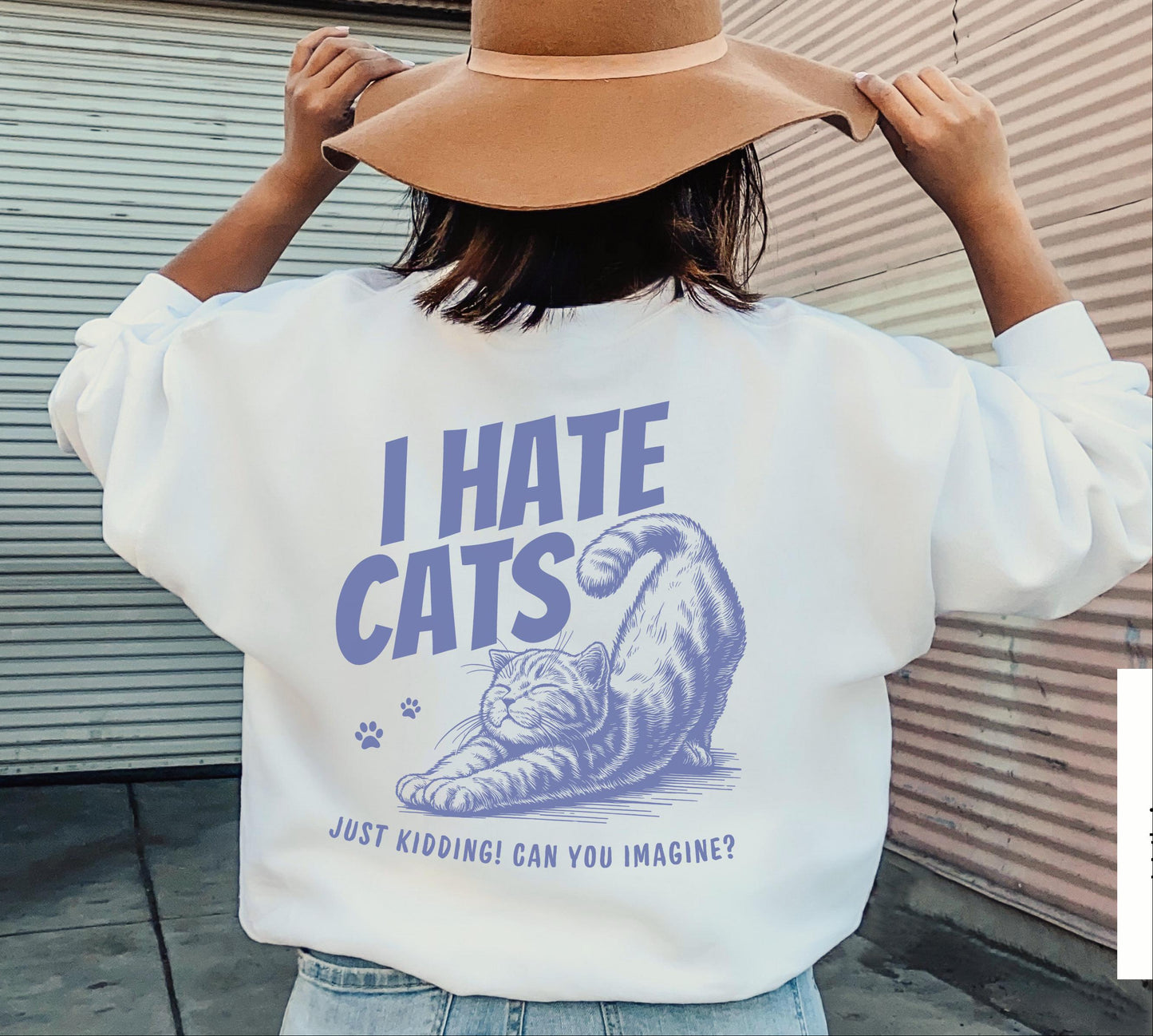 I Hate Cats Sweater