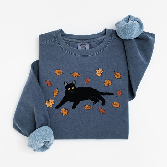 Black Cat Sweatshirt V17