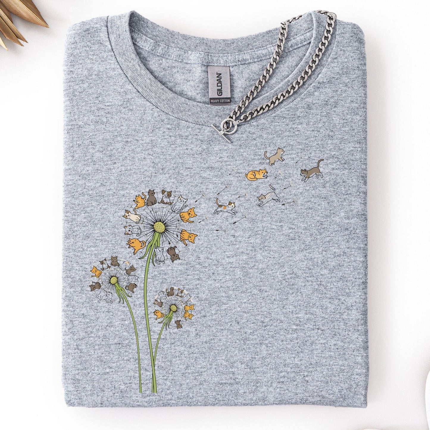 Fly Dandelion Cats T-Shirt