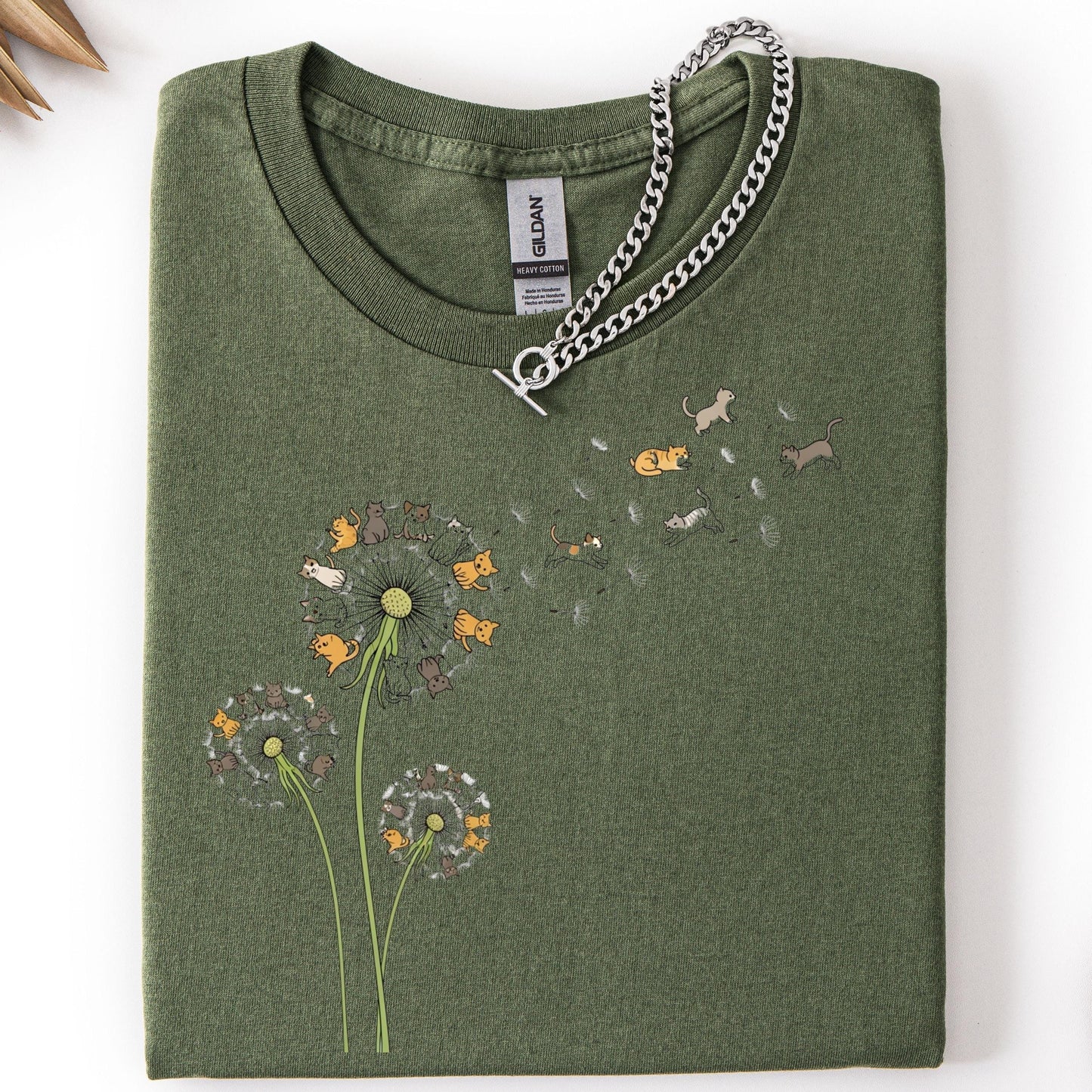 Fly Dandelion Cats T-Shirt