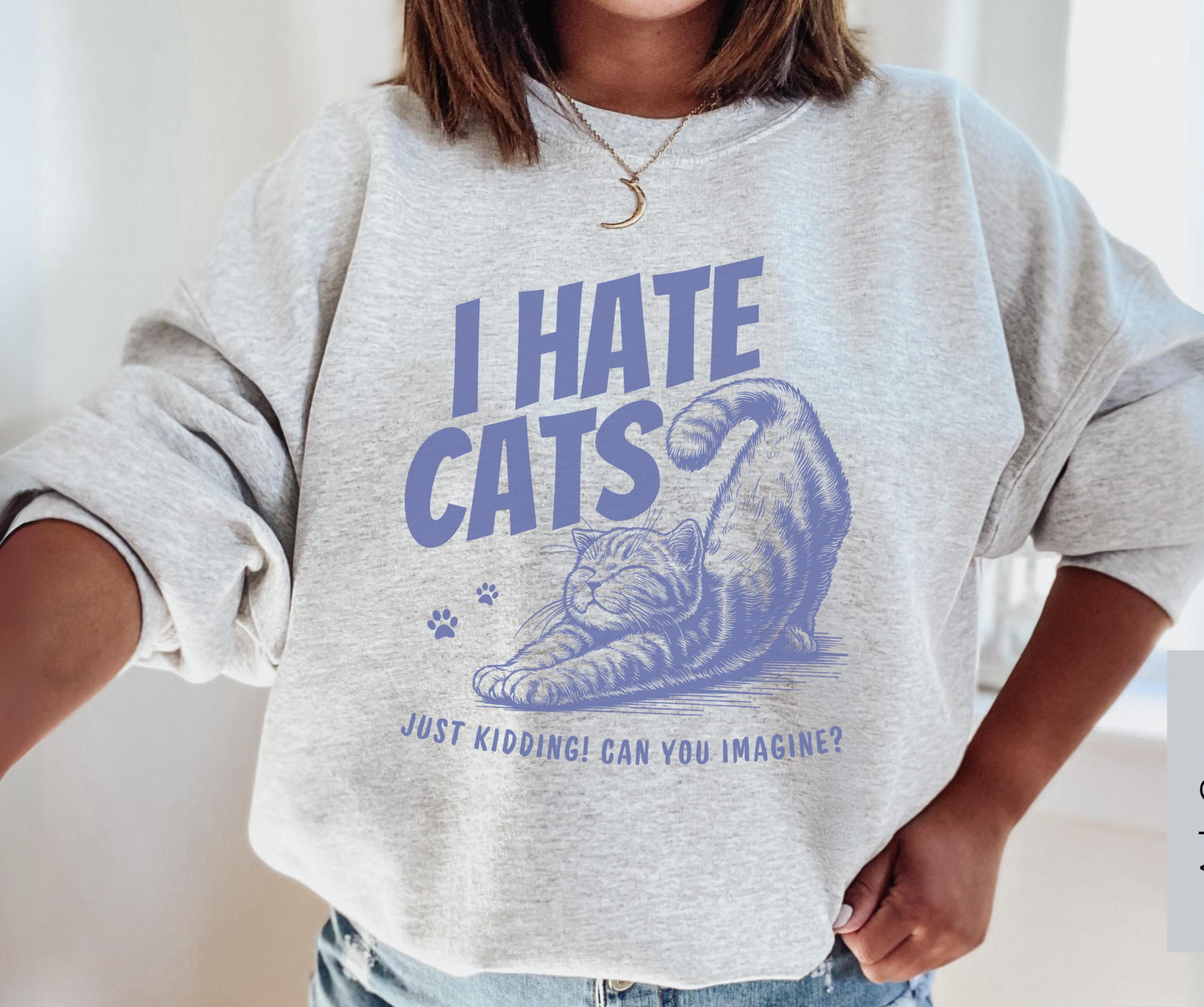 I Hate Cats Sweater