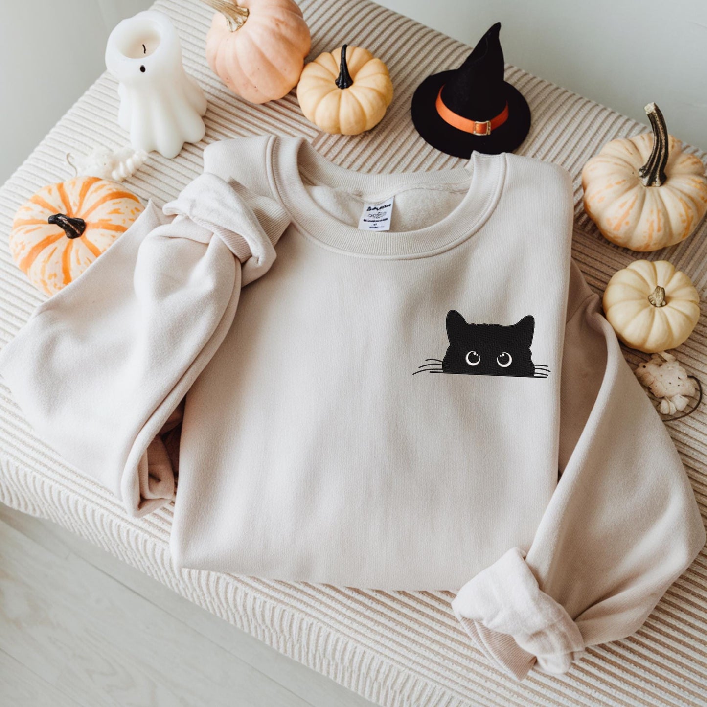 Black Cat Cute Sweater