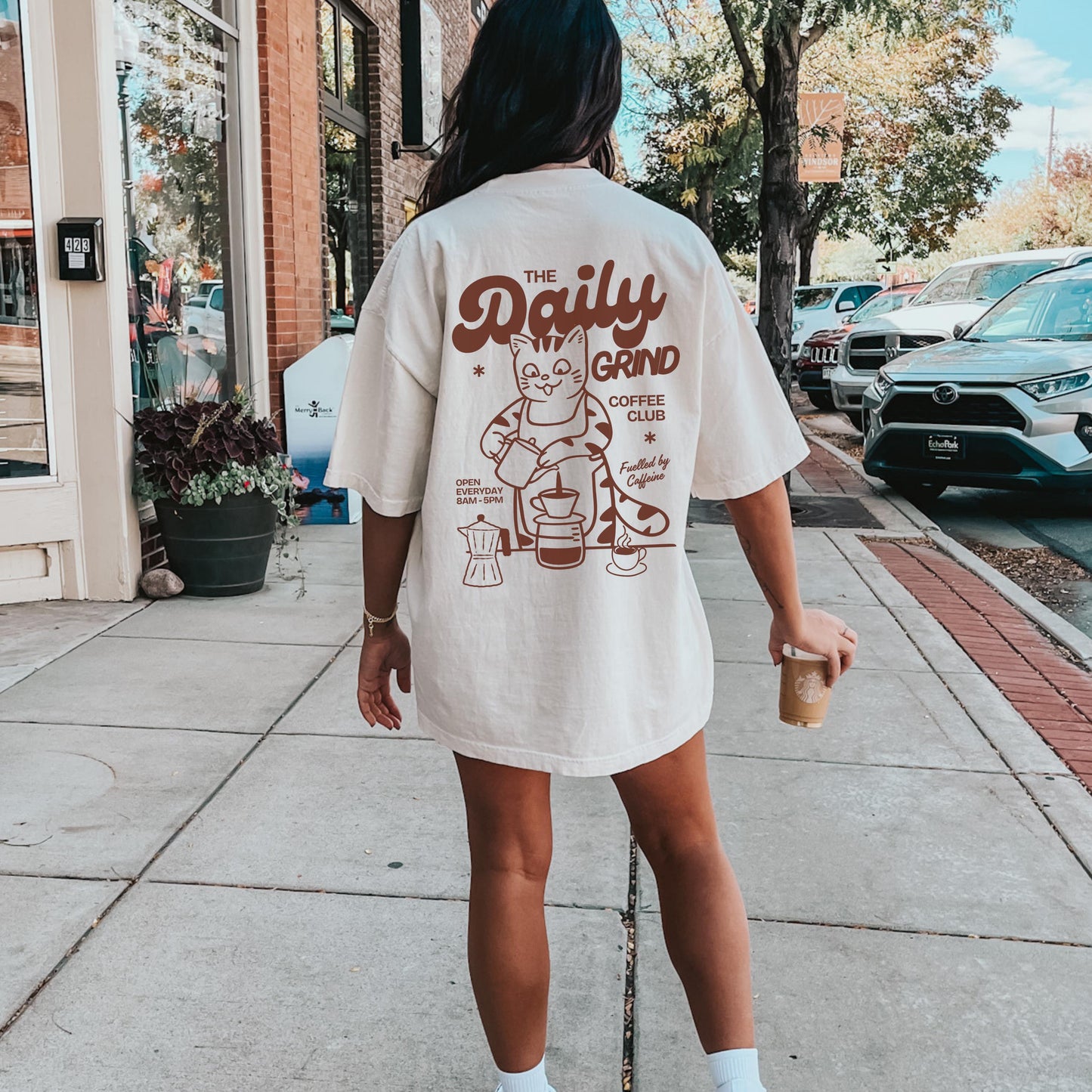 Funny Cat Coffee Shirt