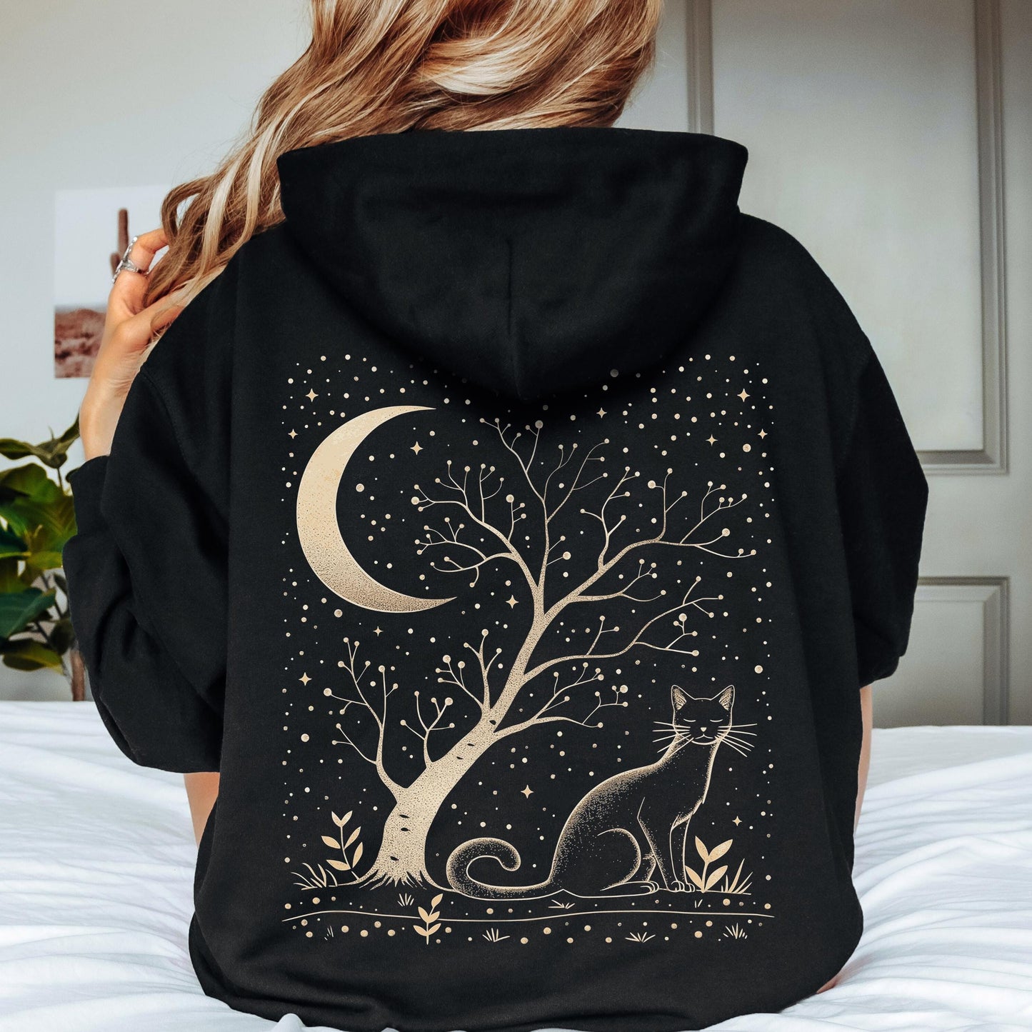 Moonlight Cat Hoodie