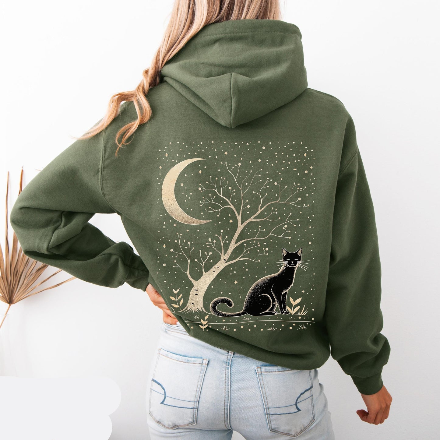 Moonlight Cat Hoodie