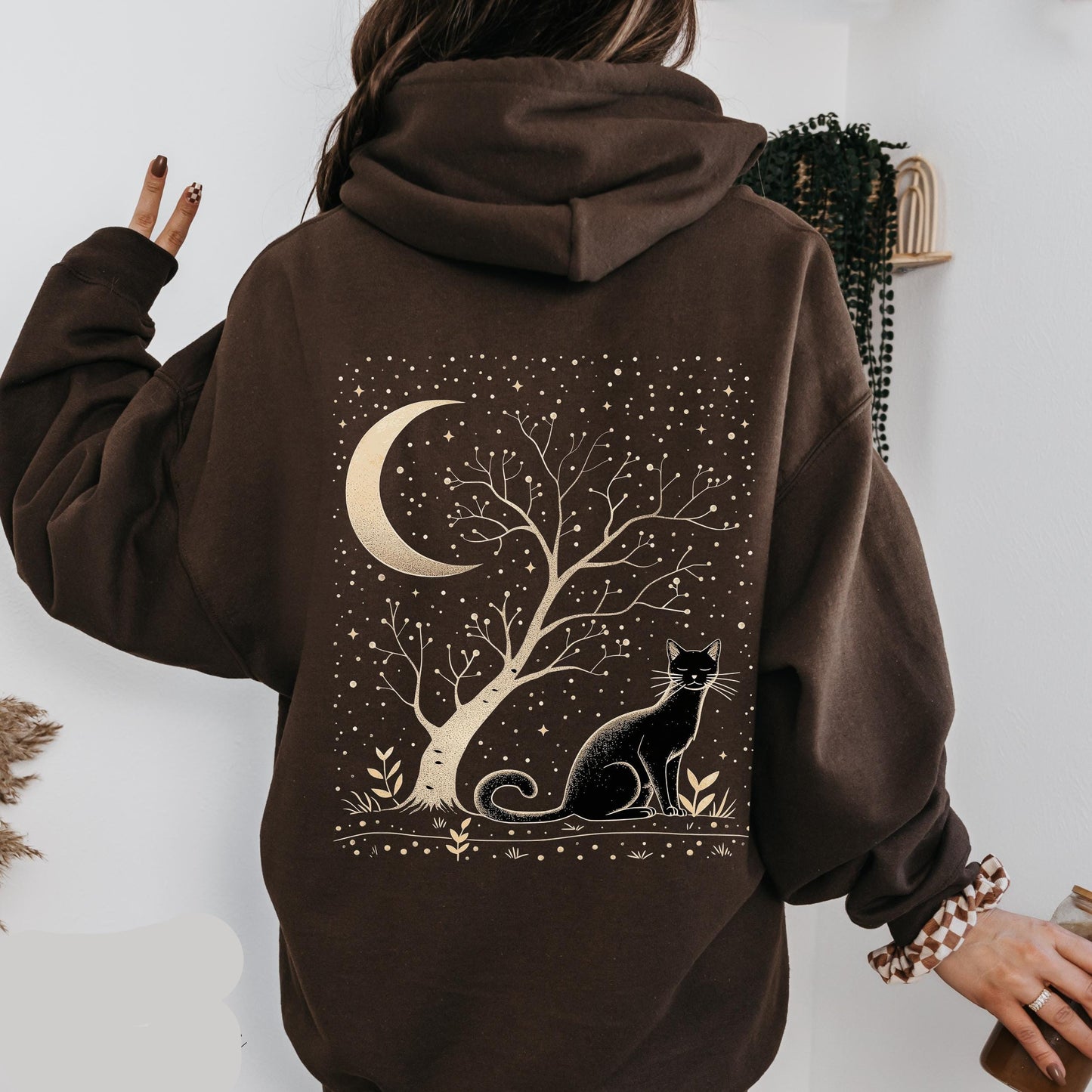 Moonlight Cat Hoodie