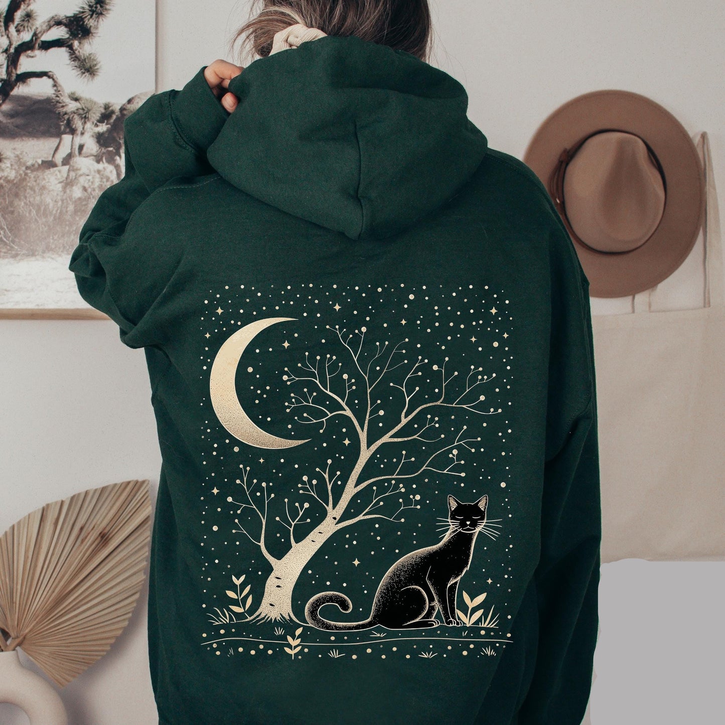 Moonlight Cat Hoodie