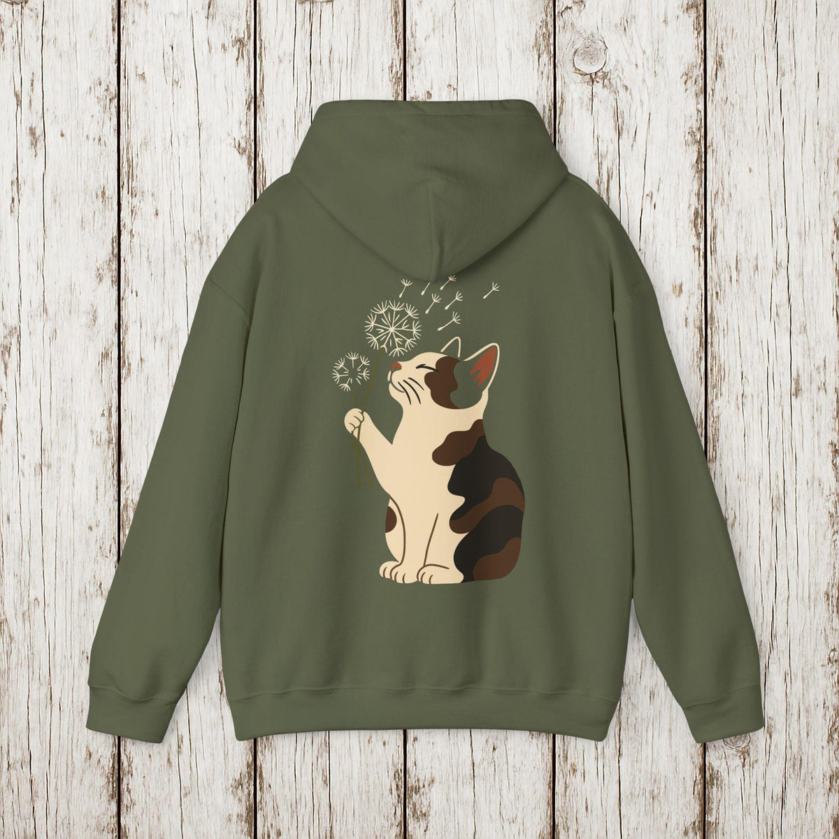 Calico Cat Dandelion Hoodie