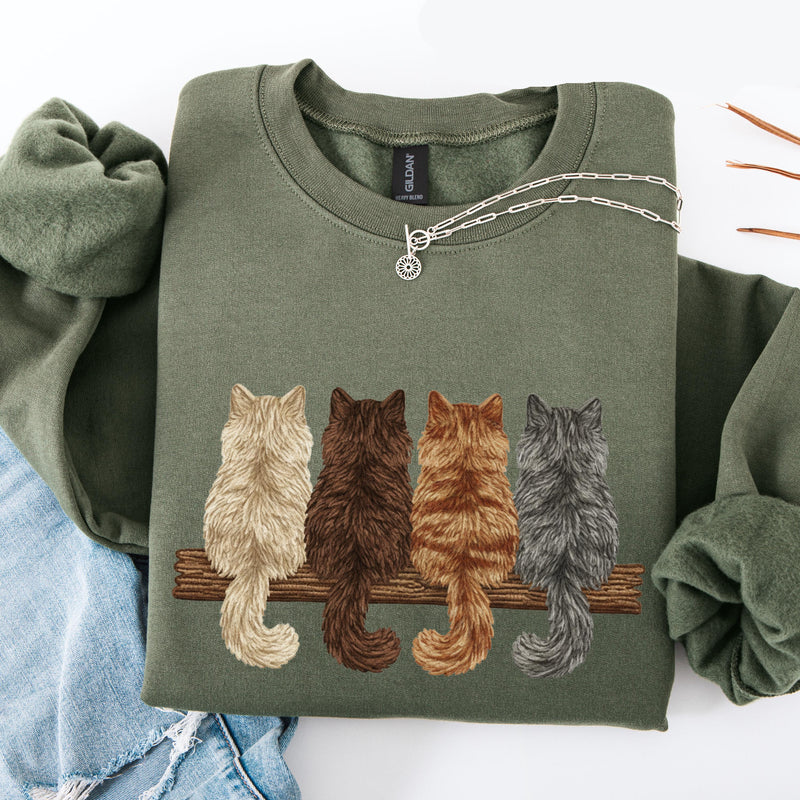 Vintage Cat Sweatshirt