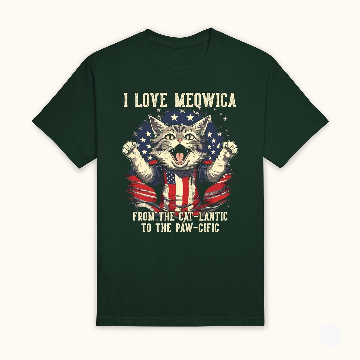 4th of July Cat T-Shirt
