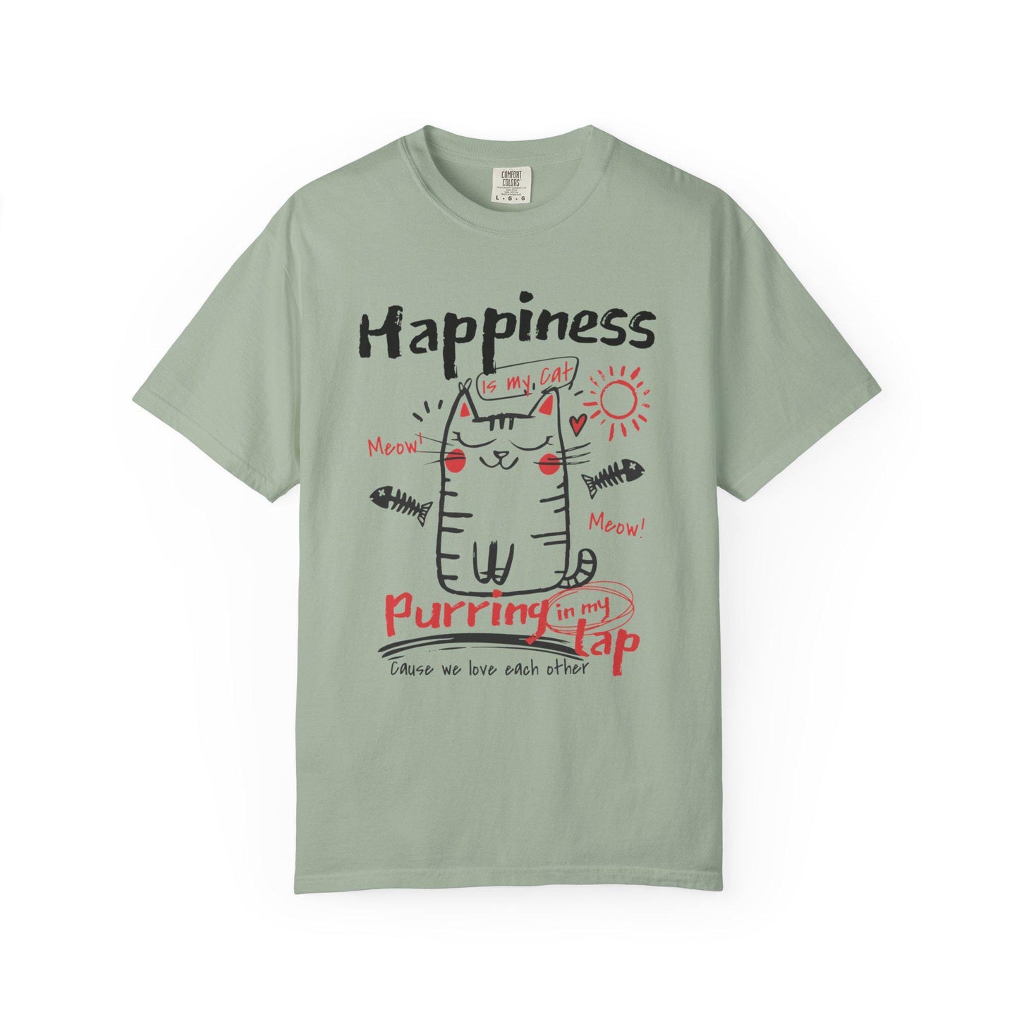 Purring in My Lap Cat Shirt