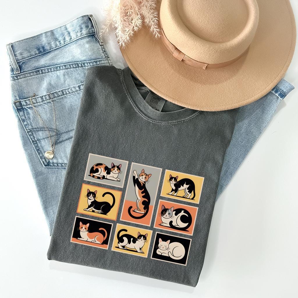 Cat Retro T-Shirt 2