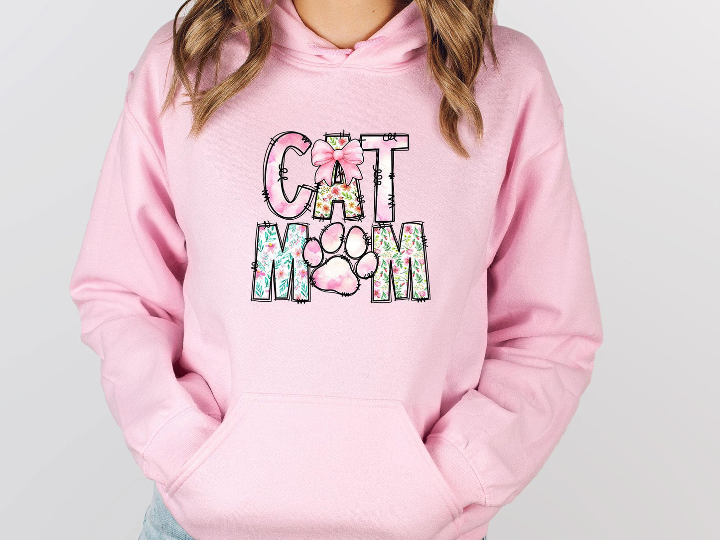 Cat Paw Print Hoodie V4