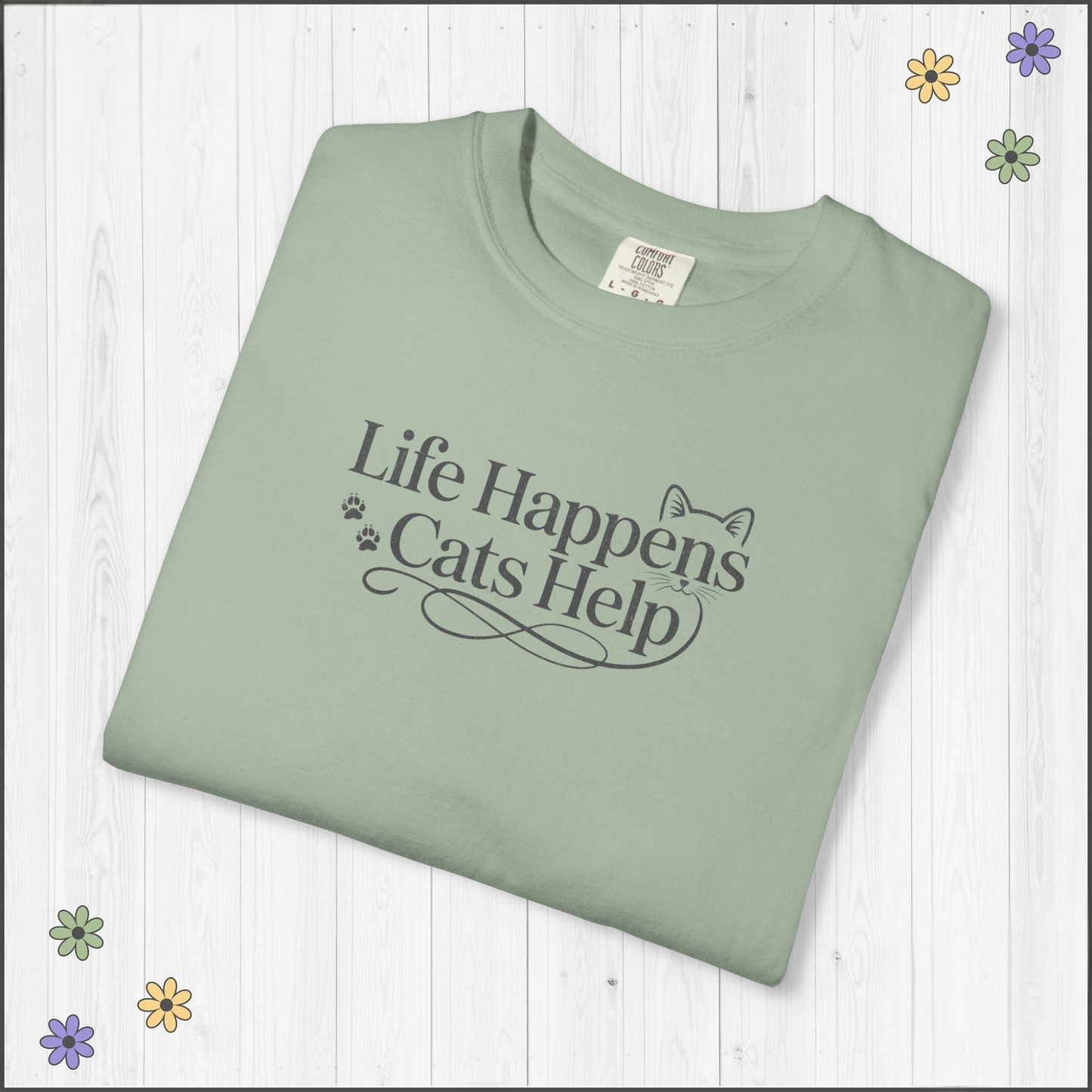 Life Happens Cats Tee