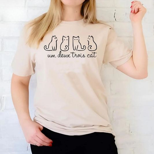 Um Deux Trois Cat T-Shirt