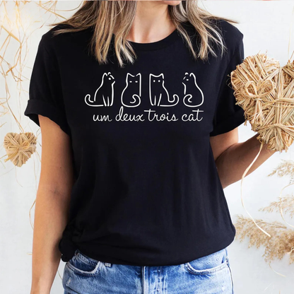 Um Deux Trois Cat T-Shirt