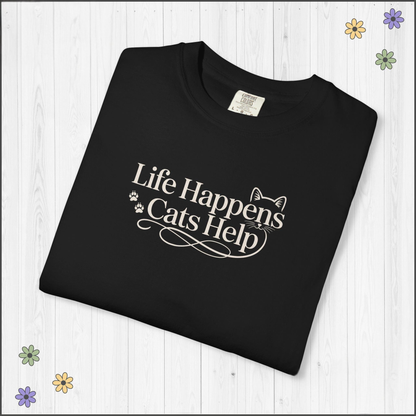 Life Happens Cats Tee