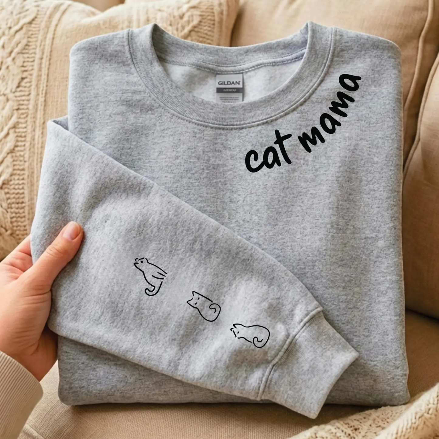 Cat Mama Sweatshirt 6