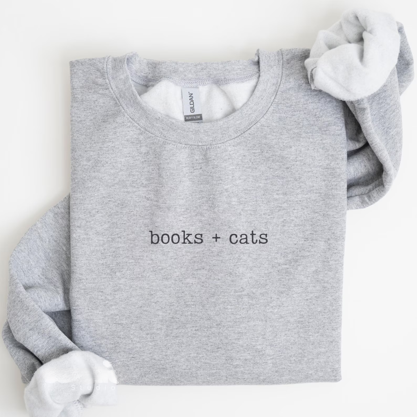 Books & Cats Sweater New