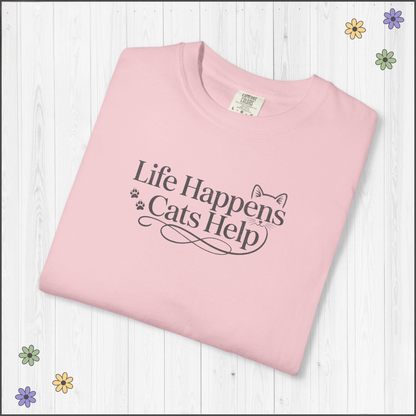 Life Happens Cats Tee