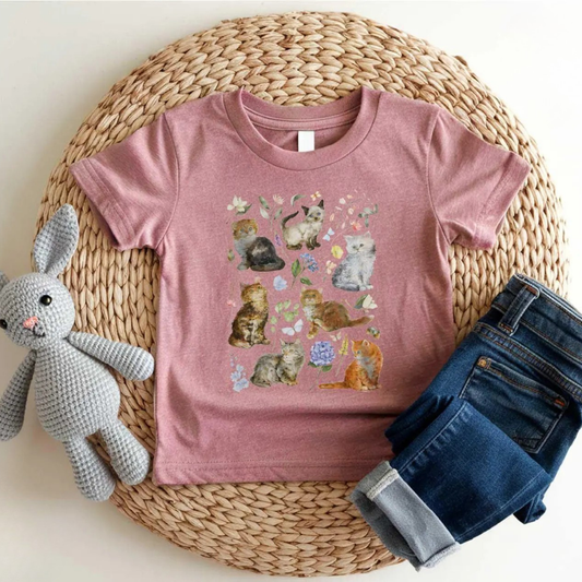 Kittens Cottagecore Kids Shirt