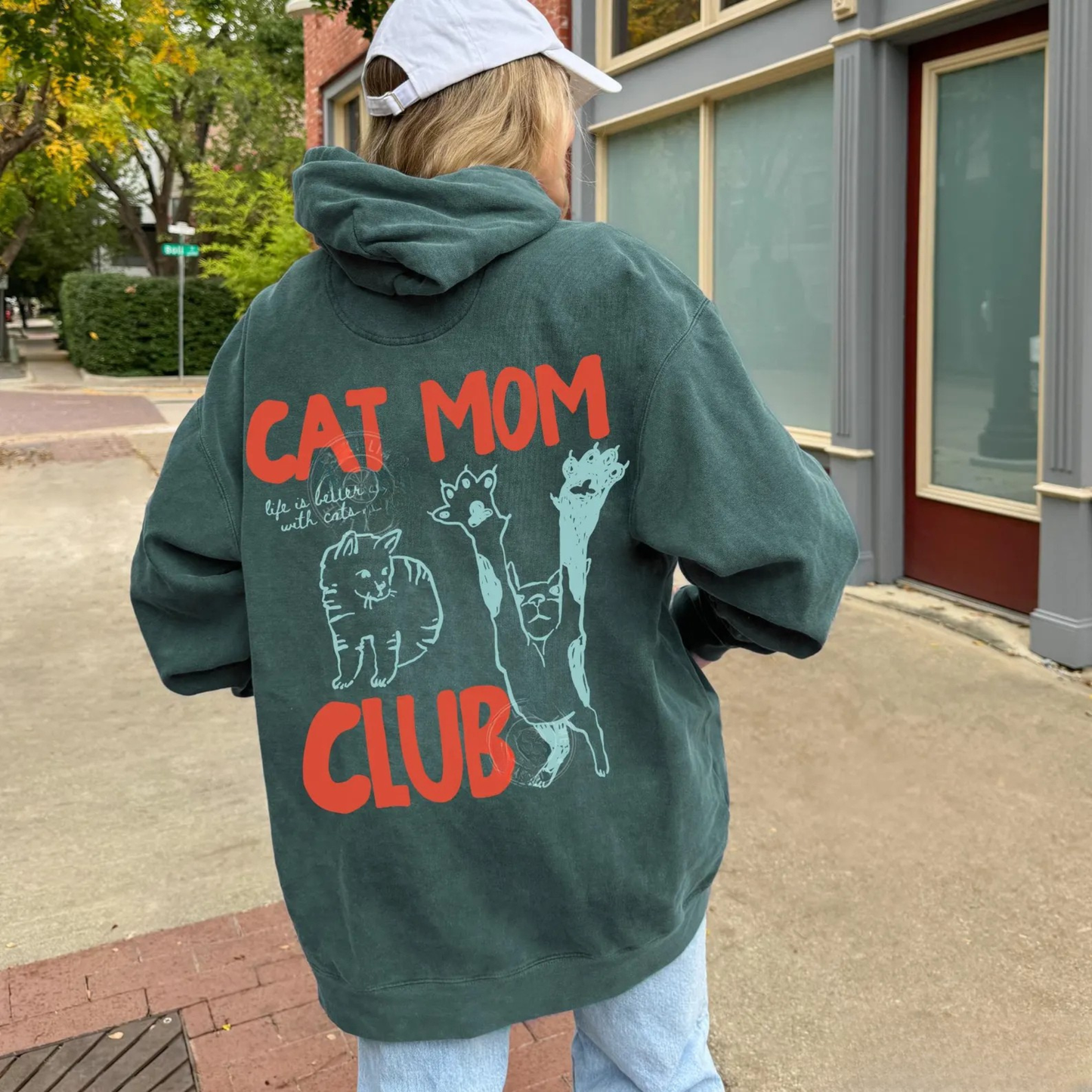 Cat Mom Hoodie V6