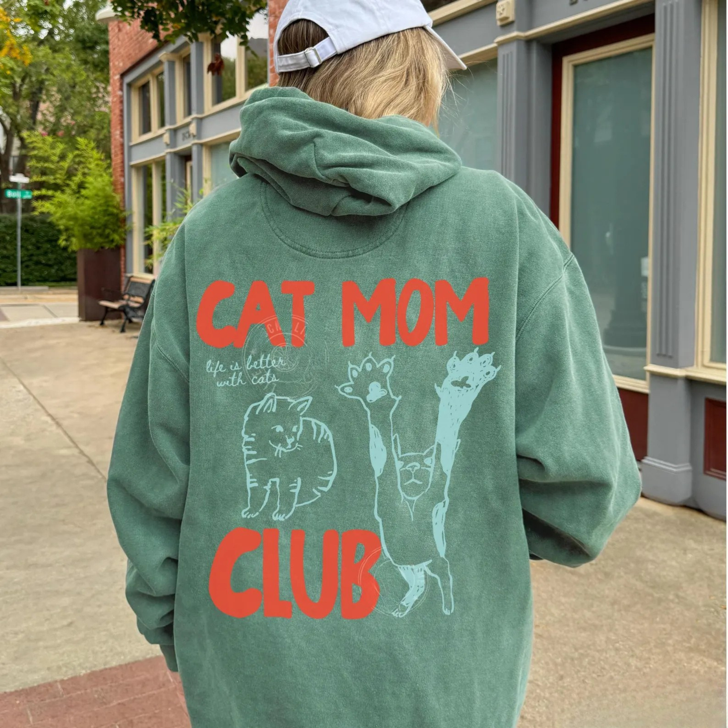 Cat Mom Hoodie V6