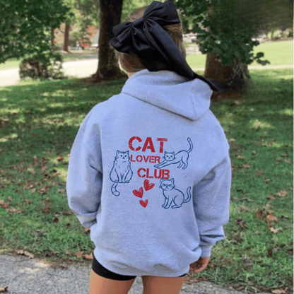 Cat Lover Club Kids Hoodie