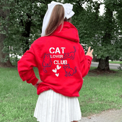 Cat Lover Club Kids Hoodie