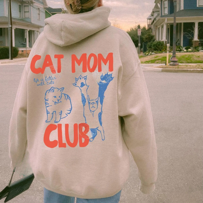 Cat Mom Club Hoodie V2