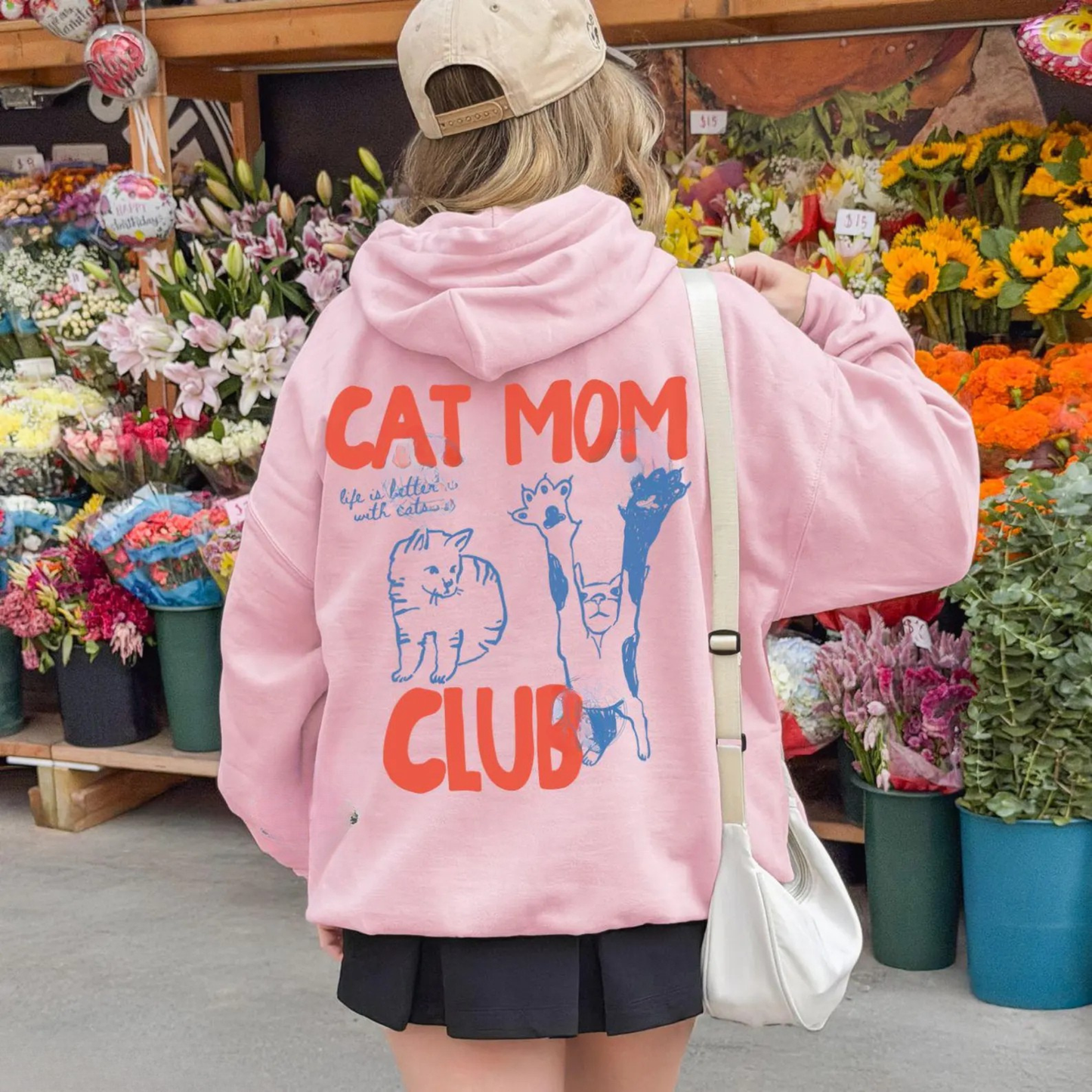Cat Mom Club Hoodie V2