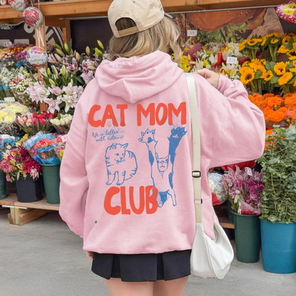 Cat Mom Club Hoodie V2