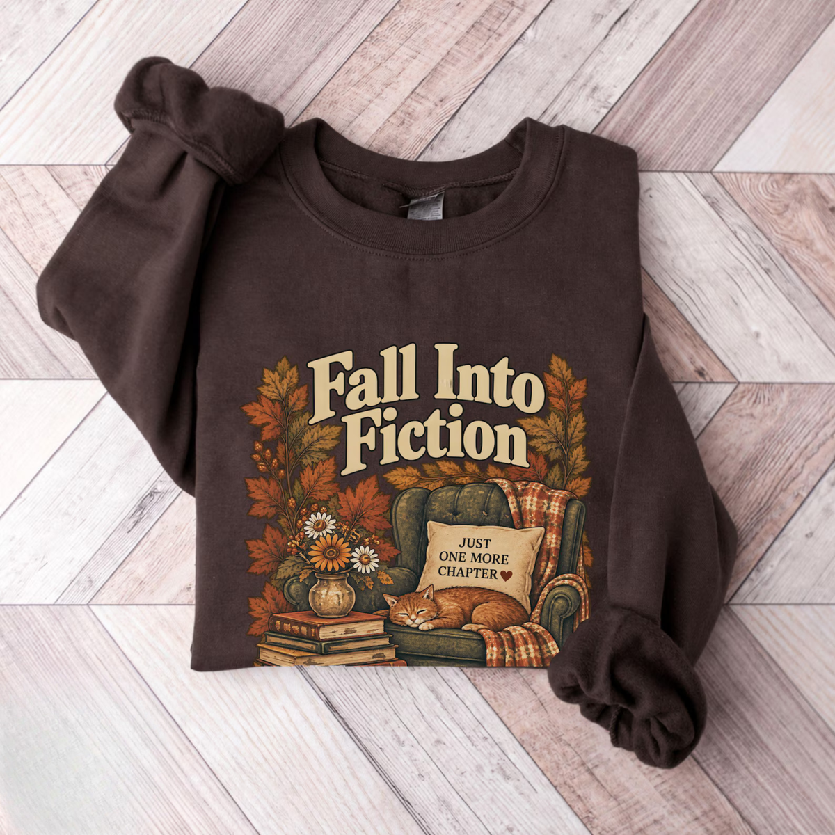 Fall Into Fiction Cat Sweater