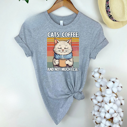 Cats & Coffee Tee New V2