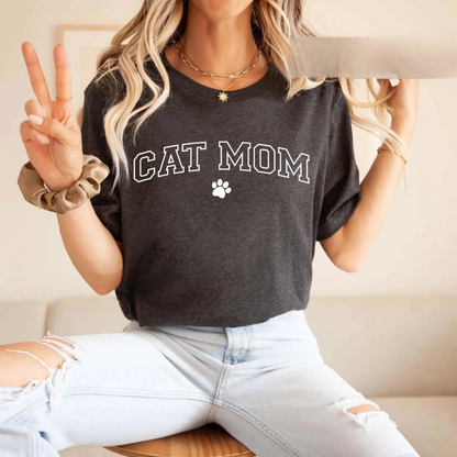 Cat Mom Tee New V9