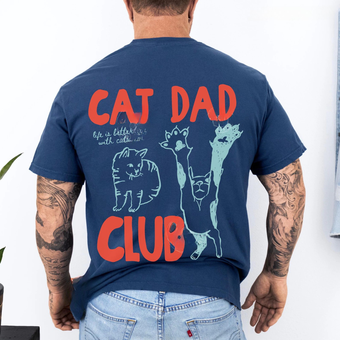 Cat Dad Club Shirt