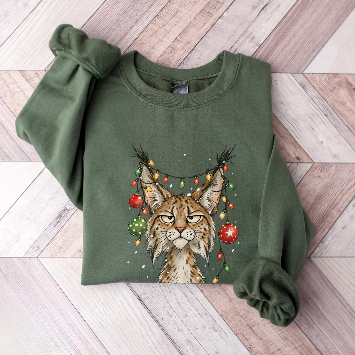 Christmas Lynx Sweatshirt