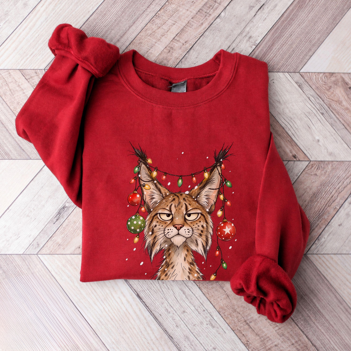 Christmas Lynx Sweatshirt