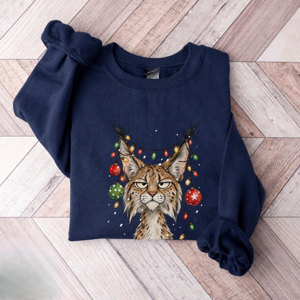 Christmas Lynx Sweatshirt