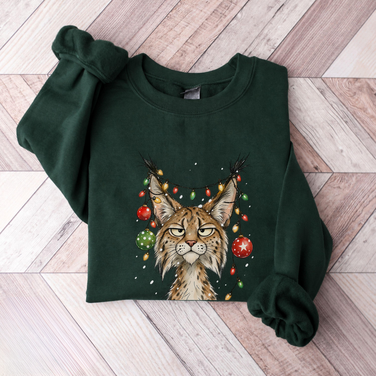 Christmas Lynx Sweatshirt