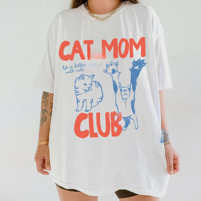 Cat Mom Club Tee V2