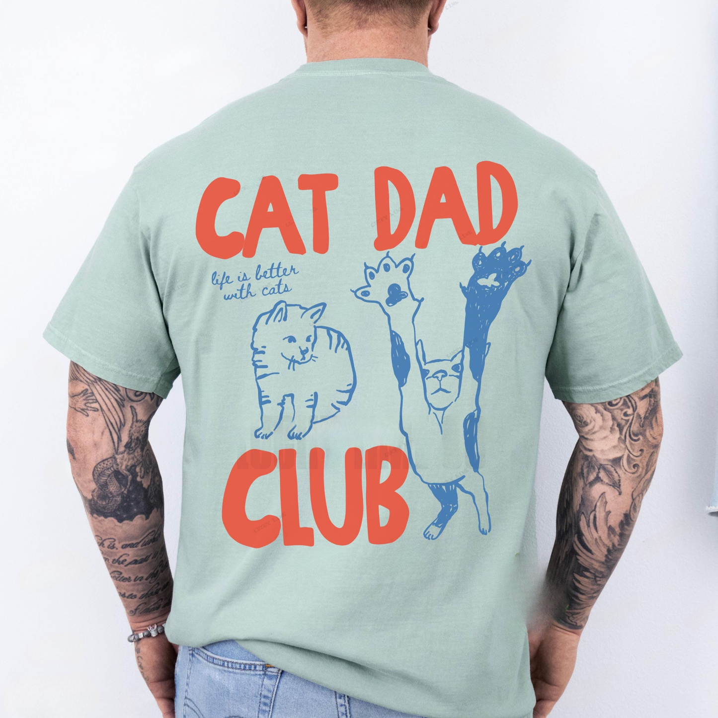Cat Dad Club Tee