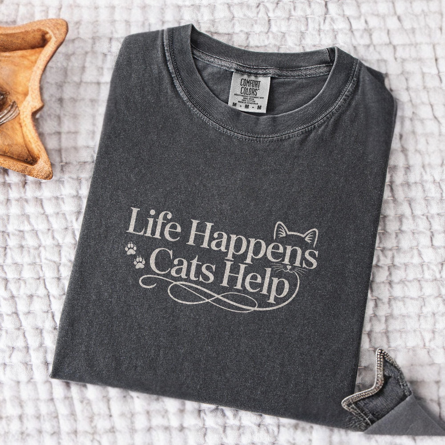 Life Happens Cats Tee