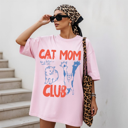 Cat Mom Club Tee V2