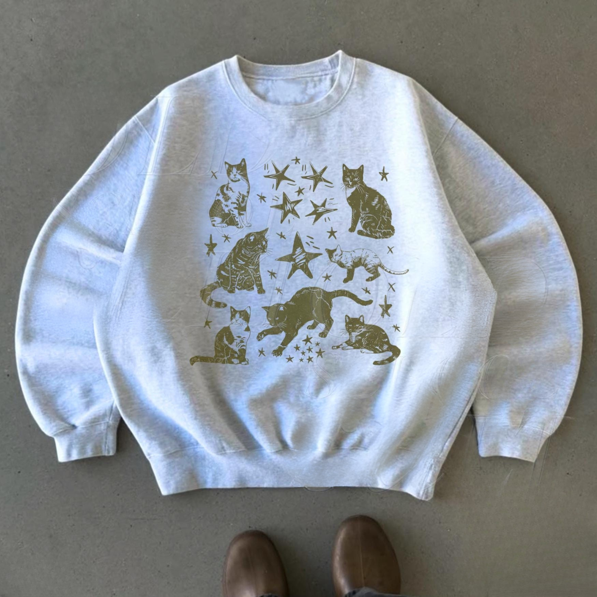 Vintage Cat 90s Sweatshirt