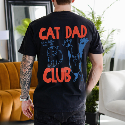 Cat Dad Club Tee