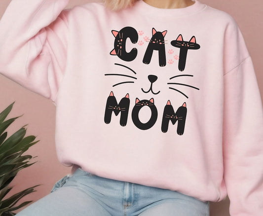 Black Cat Mom T-Shirt