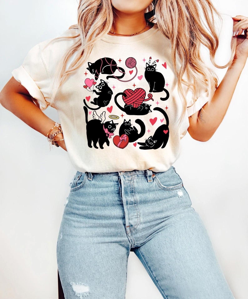 Cat Valentine Heart Sweater